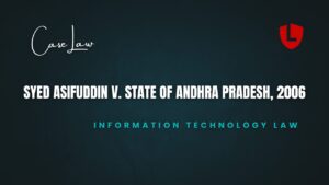 Syed Asifuddin v. State of Andhra Pradesh, 2006